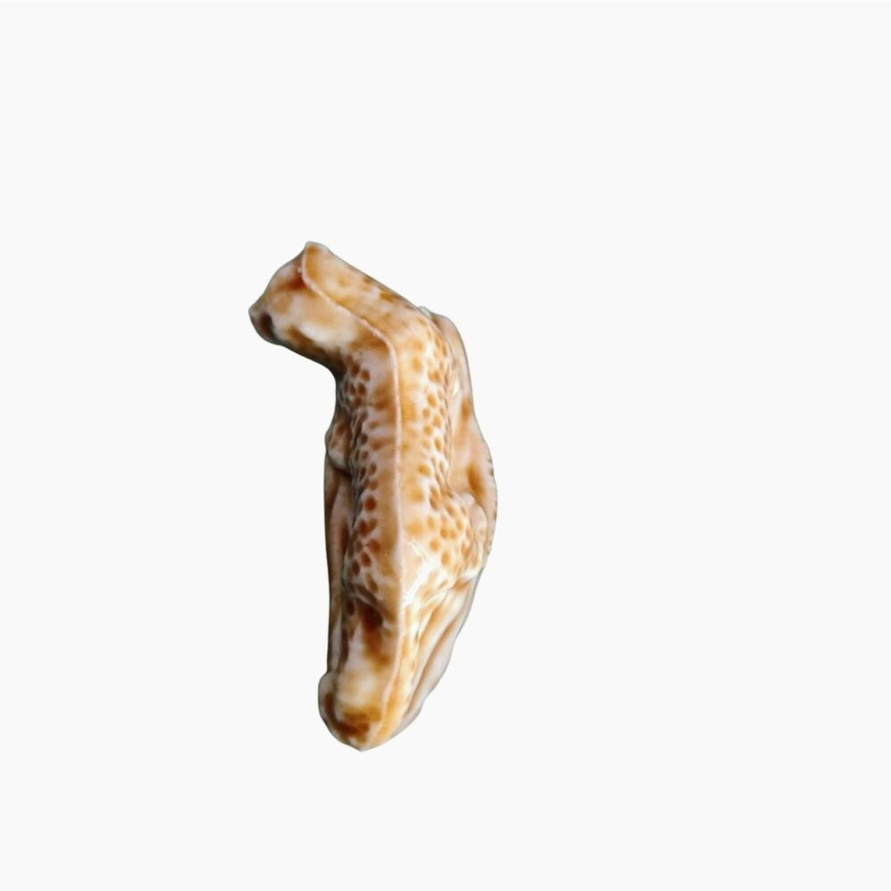 Wade Whimsies England Leopard Miniature Porcelain Figurine Vintage Cheetah Tan - Picture 5 of 7
